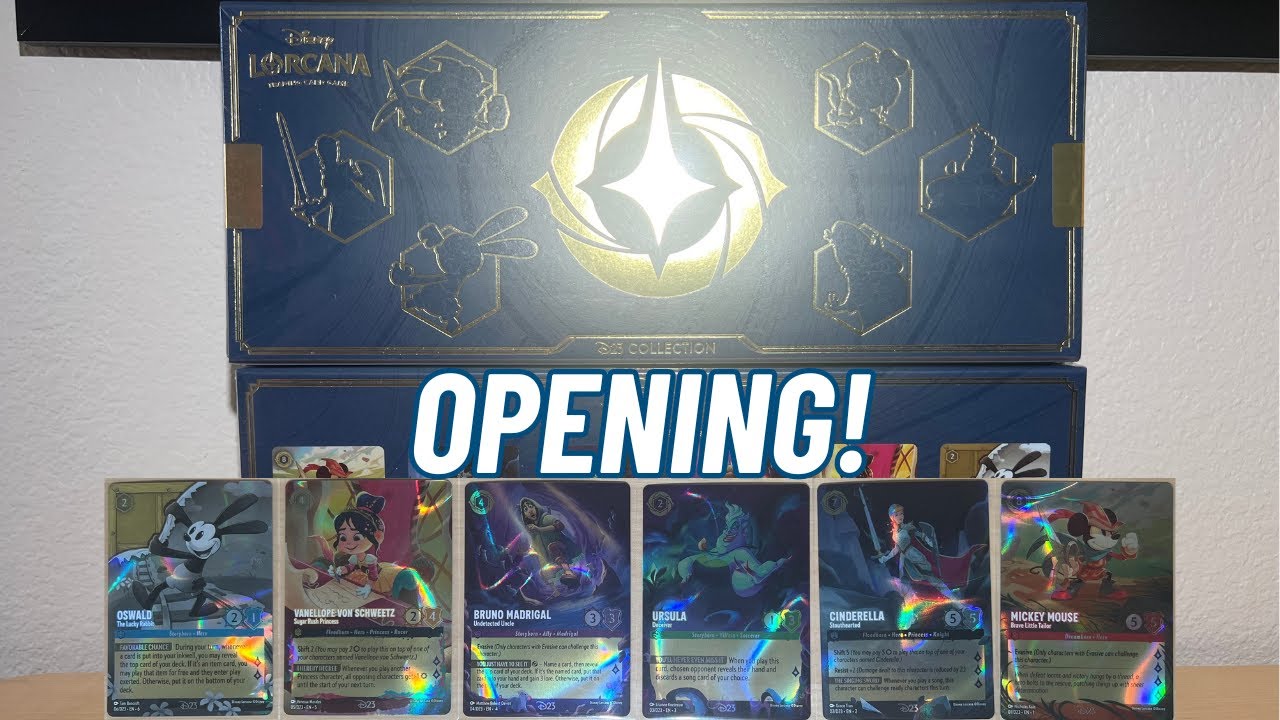 OPENING the 2024 D23 Lorcana Collection Box! - YouTube