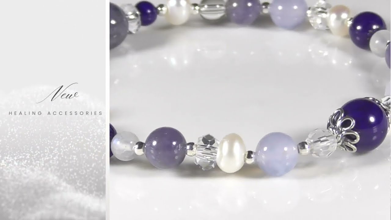 ラピスラズリ×タンザナイト×サファイア】幸運と守護＊大人ブルーの