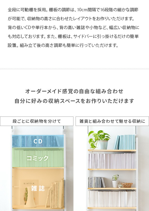 楽天市場】【2/25限定！5%OFFクーポン配布中】 本棚 スリム おしゃれ