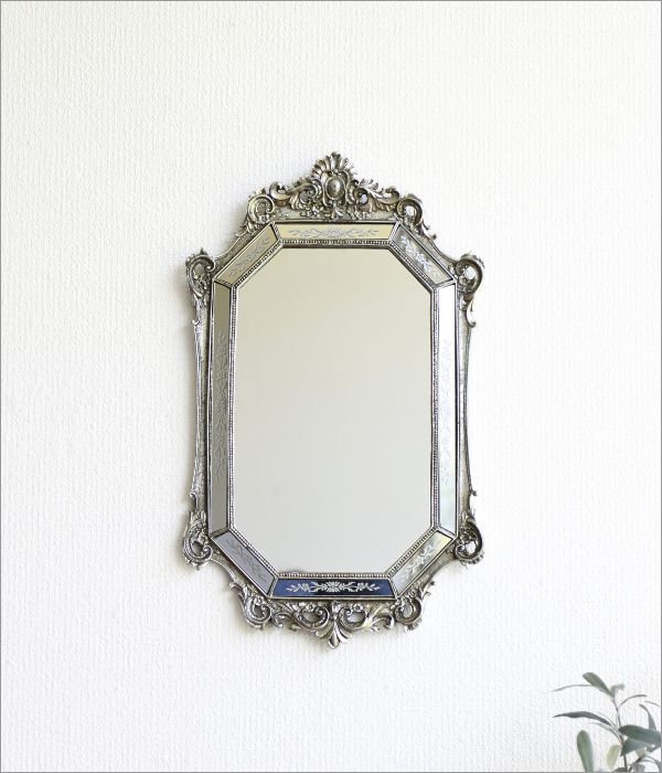 楽天市場】壁掛けミラー 鏡 ウォールミラー おしゃれ アンティーク調