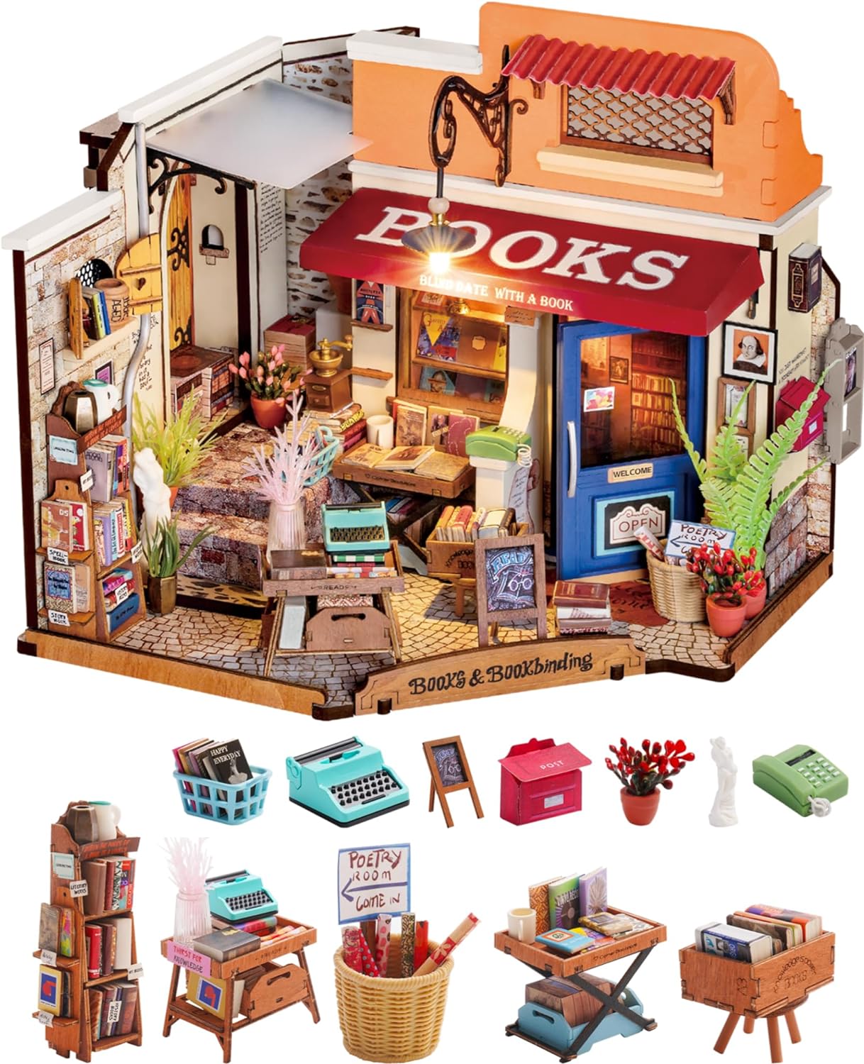 楽天市場】ミニチュアハウス 立体パズル 木製 Rolife ミニチュアハウス