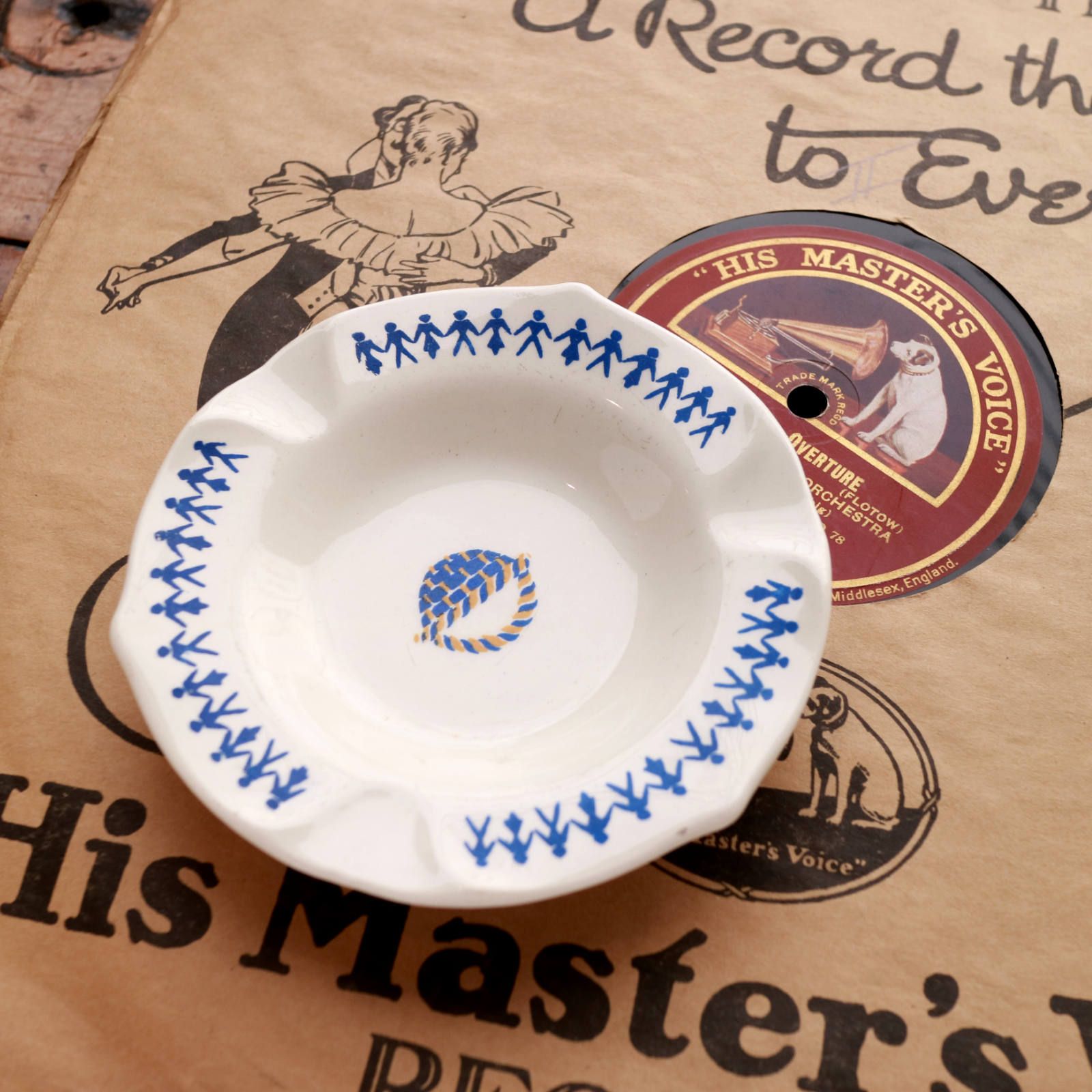 ヴィンテージアッシュトレイ 灰皿 BOCH ボッホ ベルギー 1940's