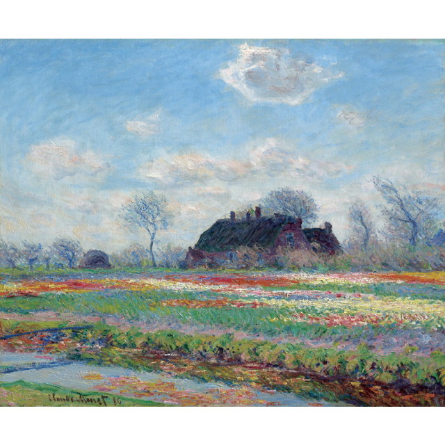 オーダー油絵 】クロード・モネ レイデン付近、サッセンハイムの