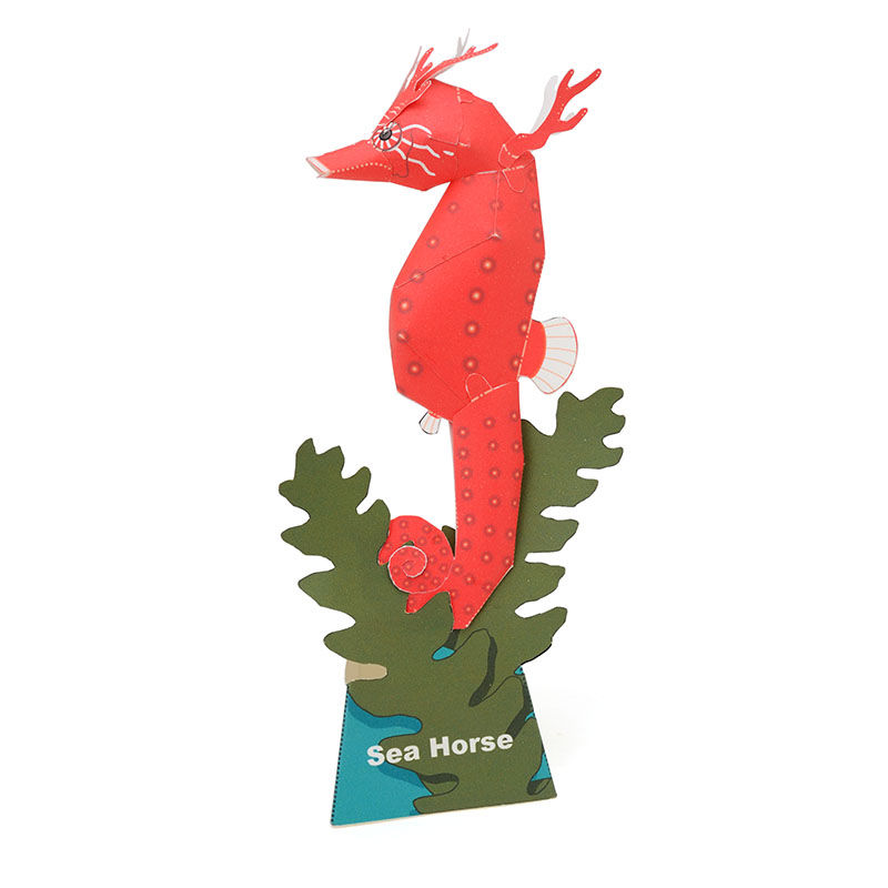 タツノオトシゴ：Sea Horse（紙工作キット） | KeiCraft Online Shop