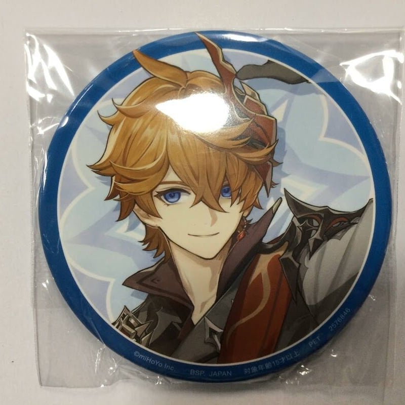 原神 タルタリヤ セガ ナムコ限定 缶バッジ | K-BOOKS 秋葉原