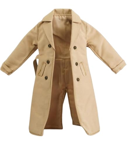 Amazon.co.jp: 1/12スケール素体服 4色ダブルブレストミッドレングス