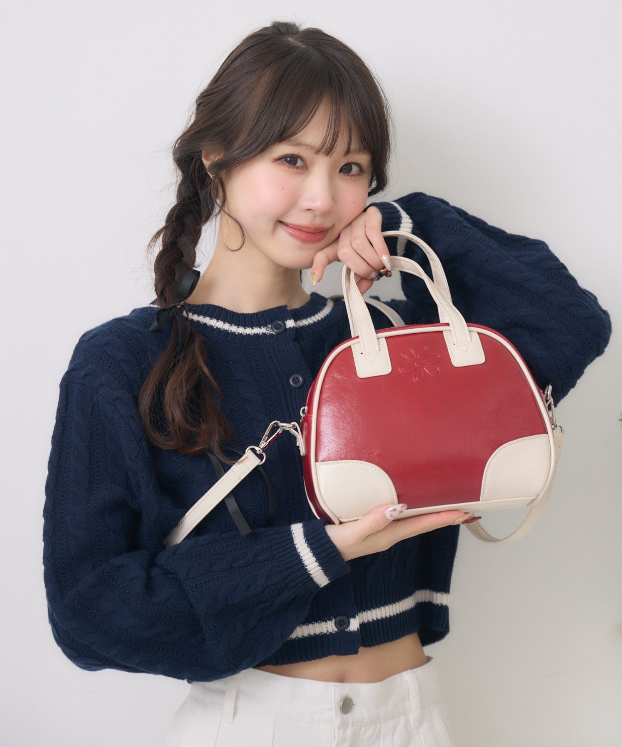 バイカラーミニボストン|ems excite | RETRO GIRL ONLINE STORE レトロ