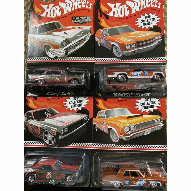 ホットウィール コレクターエディション 2015 赤 2019 オレンジ 未開封