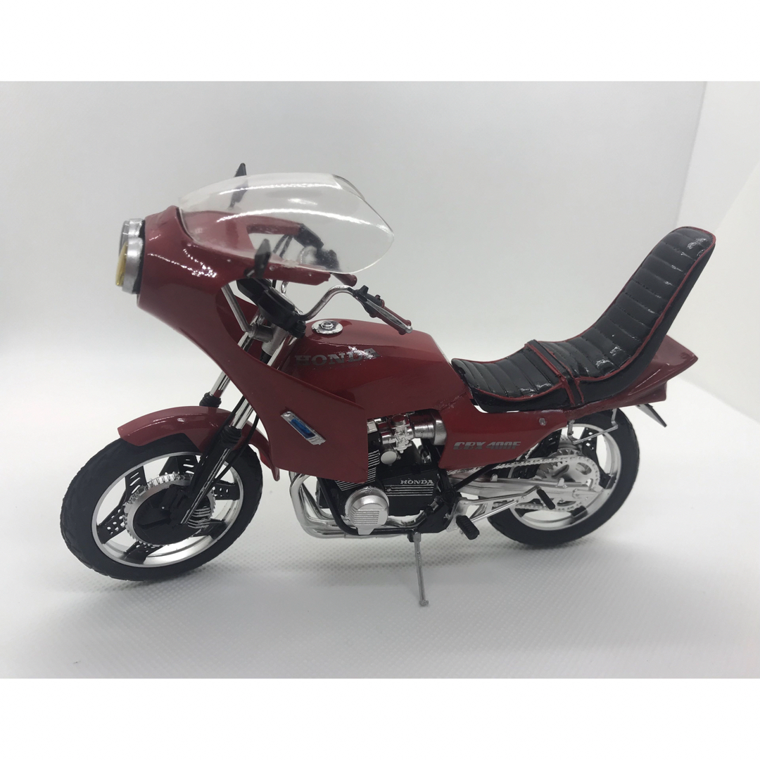 AOSHIMA - 1/12 プラモデル CBX400F 赤ソリッド【完成品】の通販 by Ti