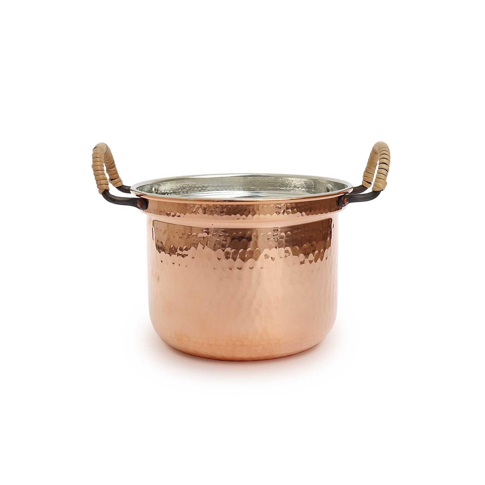 エフスタイル | 銅の両手鍋 5寸｜スズ引き - ViVO,VA online market