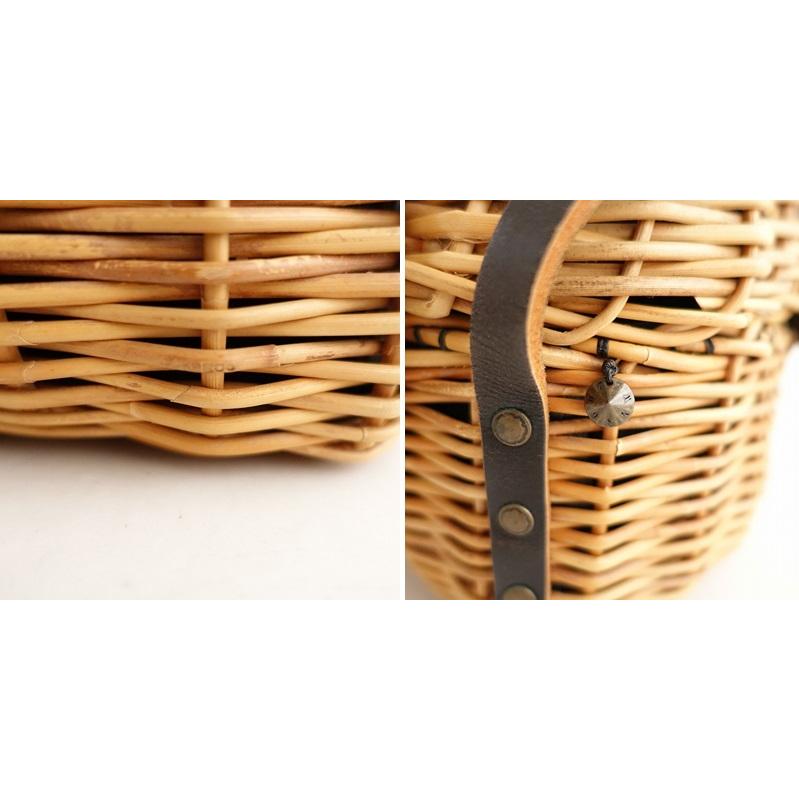 エバゴス ebagos *ナゼダイヤモンドガキニナルノダロウ かごバッグ