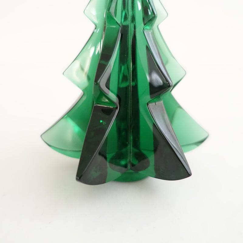 バカラ Baccarat *クリスマスツリー オブジェ*インテリア置物グリーン