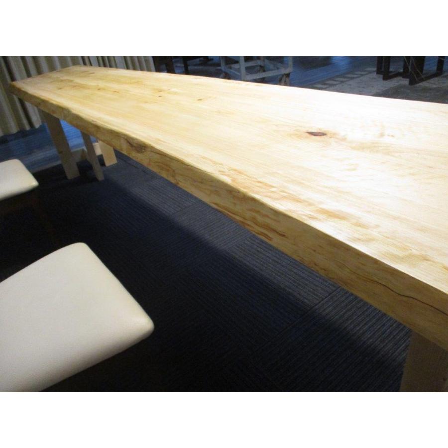 545 □ 檜 ヒノキ 長さ312cm 豪華 高級 一枚板 テーブル ダイニング