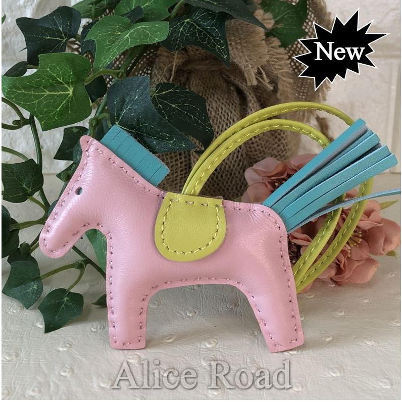 1位獲得! レディースバッグチャーム部門 Sサイズ カラー 本革 お馬さん