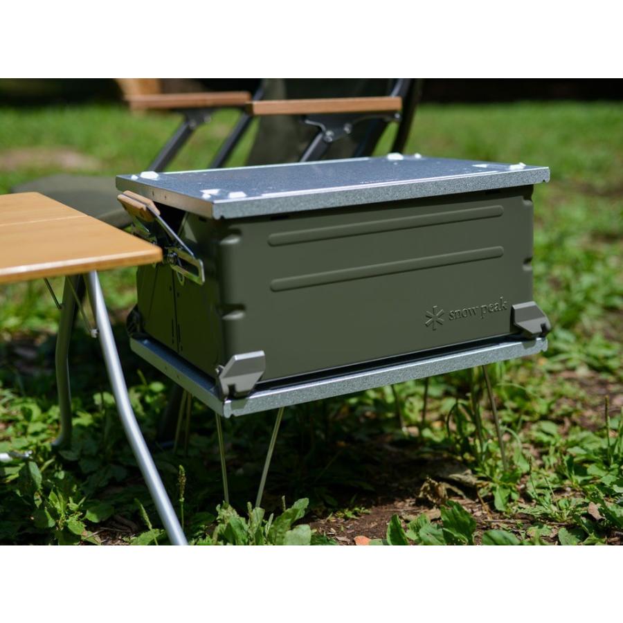 snow peak（スノーピーク） シェルフ コンテナ 25 オリーブドラブ 数量