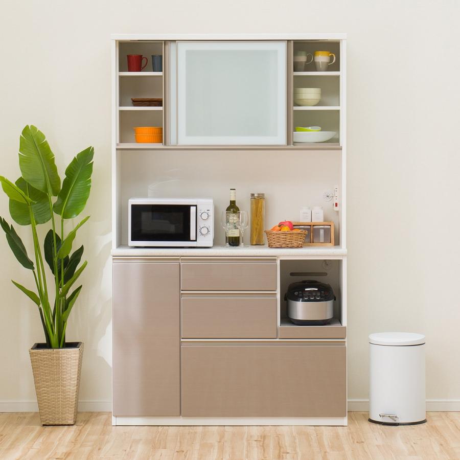 ニトリ（NITORI） 幅120cm キッチンボード(アルミナ2 120KB SI) ニトリ