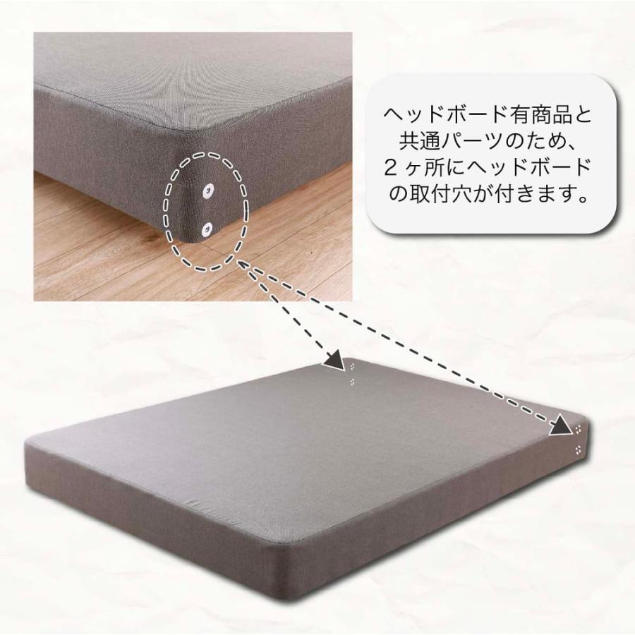 SIMMONS（シモンズ） セミダブルベッドフレーム ボックススプリング