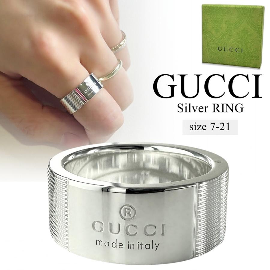 GUCCI（グッチ） リング 指輪 メンズ レディース シルバー925 GUCCI