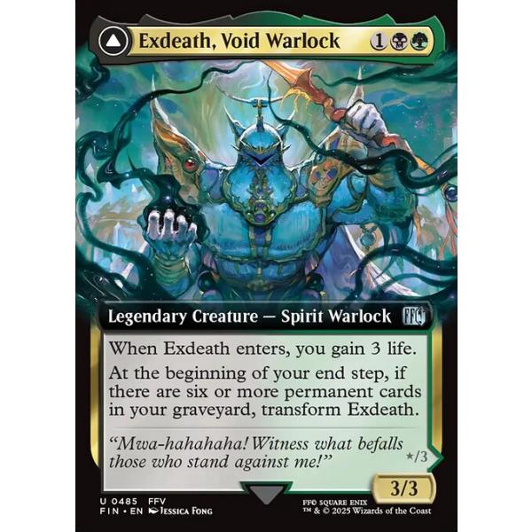MTG □金/英語版□ 《(485)《「無」の暗黒魔道士、エクスデス/Exdeath
