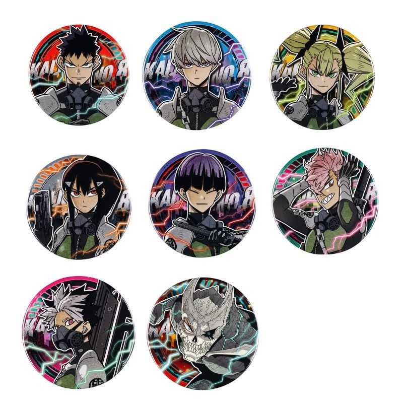 怪獣8号』コレクション缶バッジ 怪獣8号展描きおろしver． （全8