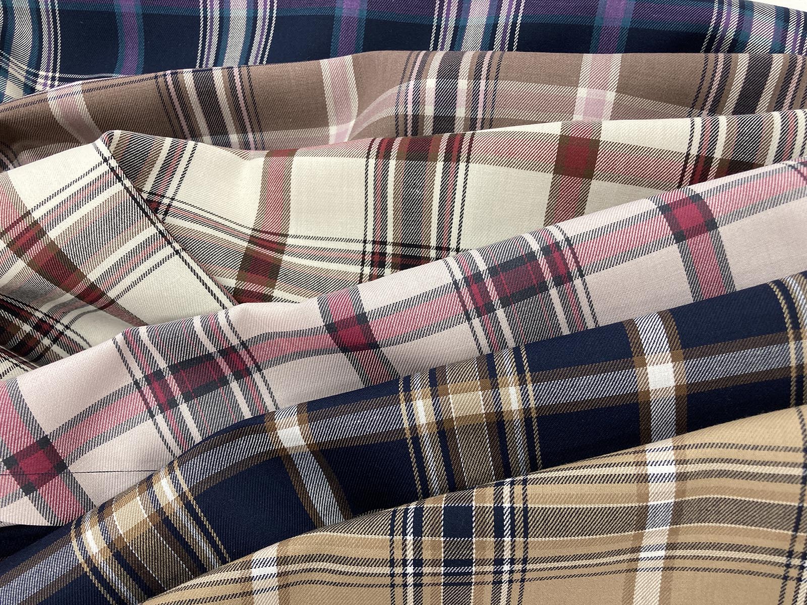 KYC411 1 T／C先染めチェックゴールドケア｜先染め｜小紋工房.web