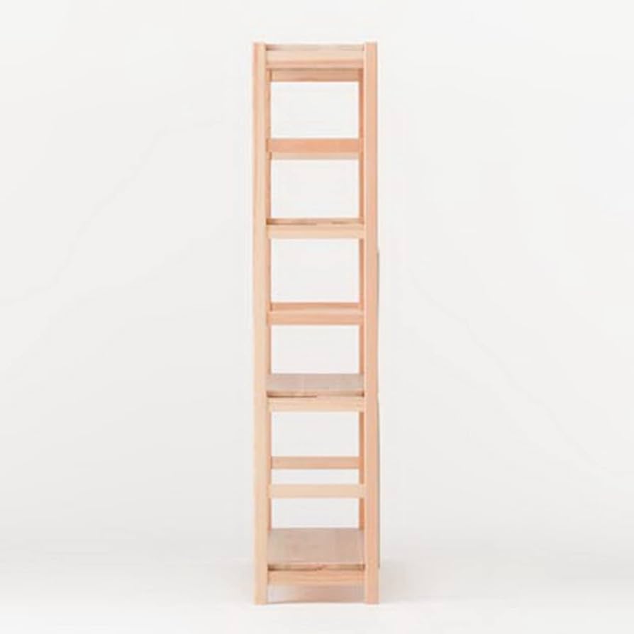 Amazon｜無印良品 パイン材ユニットシェルフ 中 幅86×奥行26×高さ120cm