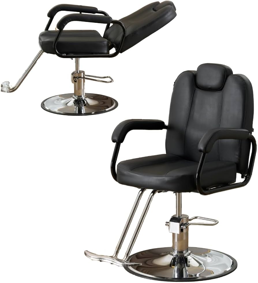Amazon｜シャンプーチェア リクライニングチェア 360度回転 93°-140