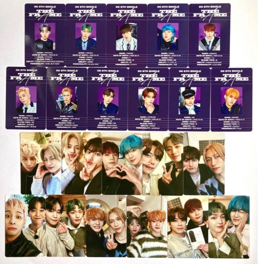 Amazon.co.jp: INI THE FRAME 通常盤 ユニットトレカ IDカード コンプ