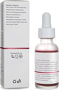 Amazon.com: AHA 30% + BHA 2% Peeling Solution 30ml/1oz