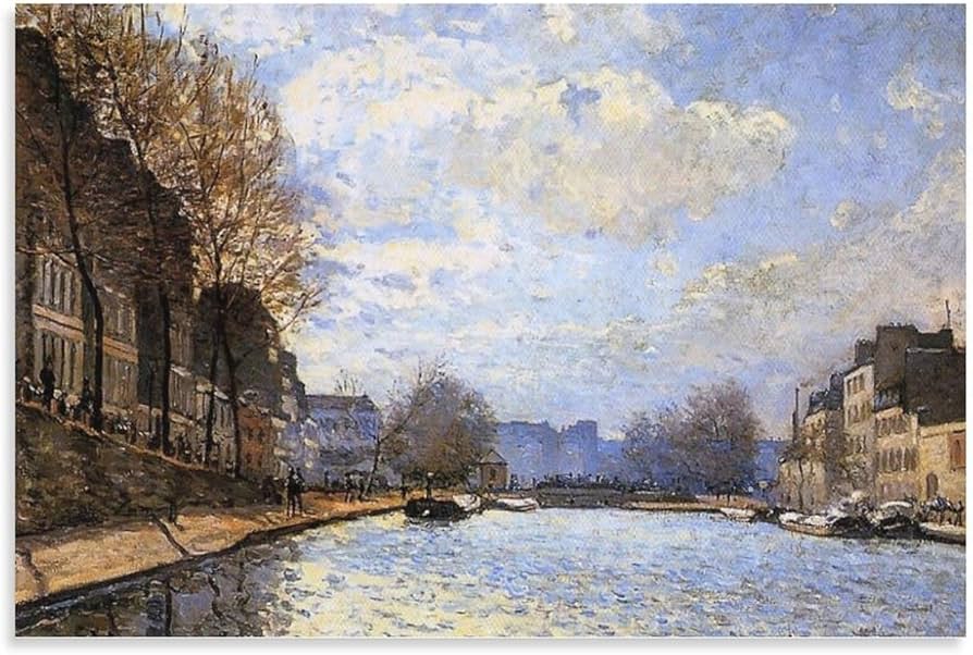 Amazon.co.jp: Alfred Sisleyアルフレッド・シスレー《 サン・マルタン