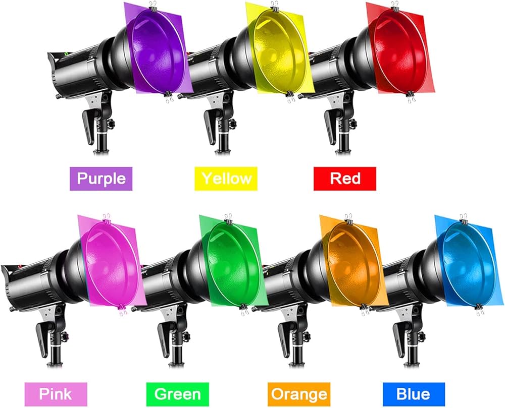 Amazon | 14枚 7色補正ジェルライトフィルター PVCジェル照明