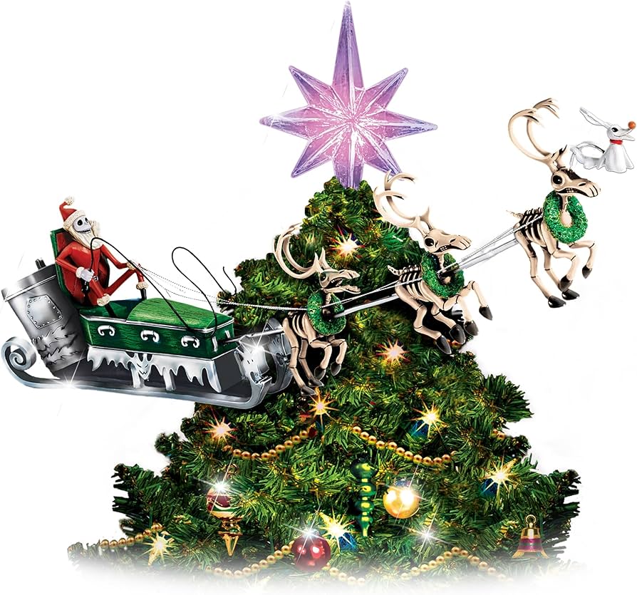 Amazon.com: The Nightmare Before Christmas Light-Up Rotating Tree