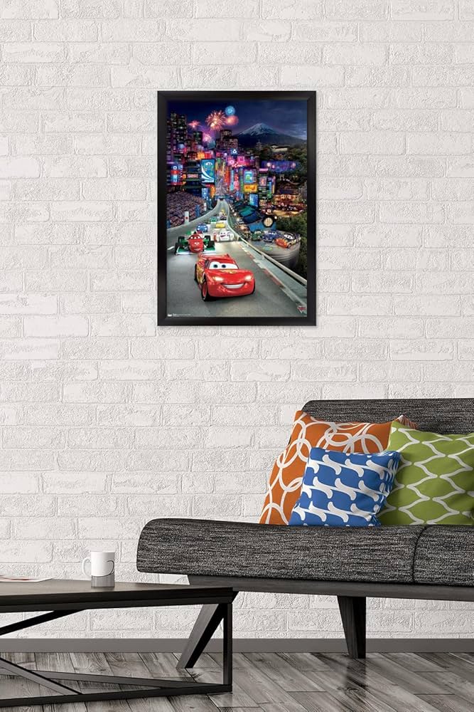 Amazon.com: Disney Pixar Cars 2 - Triptych 1 Wall Poster, 22.4L x