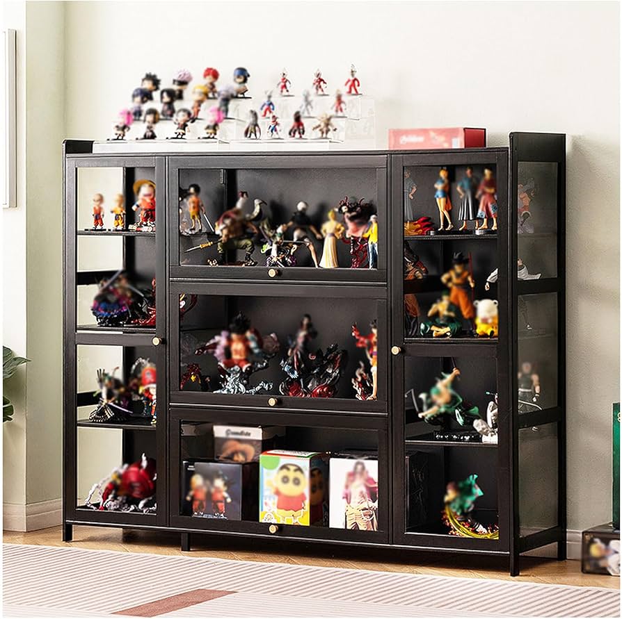 Amazon.co.jp: トロフィーの陳列ケース、おもちゃの整理ダンスの棚