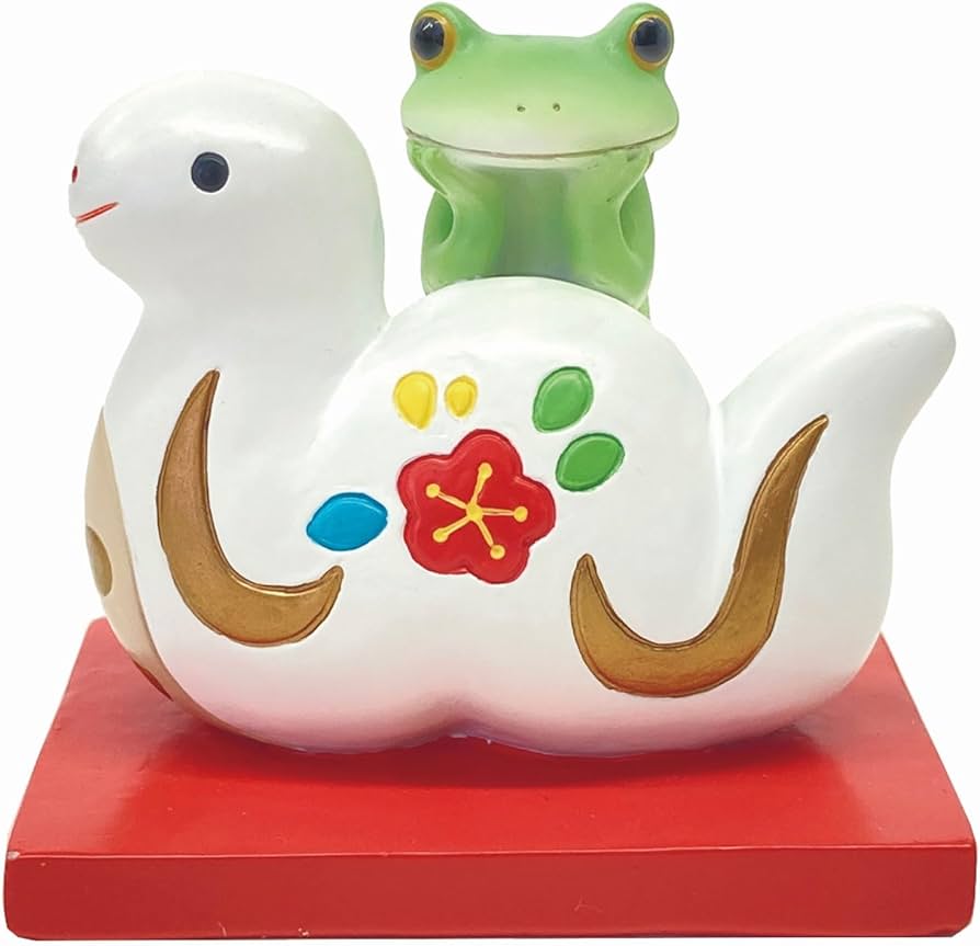 Amazon.co.jp: ダイカイ 74309 コポー ミドル 正月 ヘビとカエル