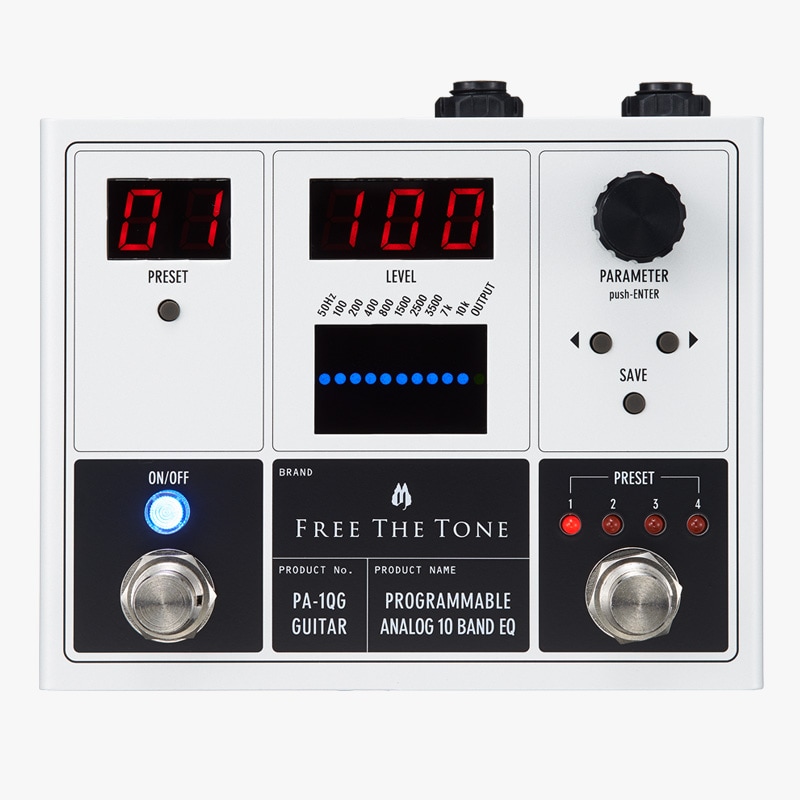PROGRAMMABLE ANALOG 10 BAND EQ PA-1QGのページ｜FREE THE TONE