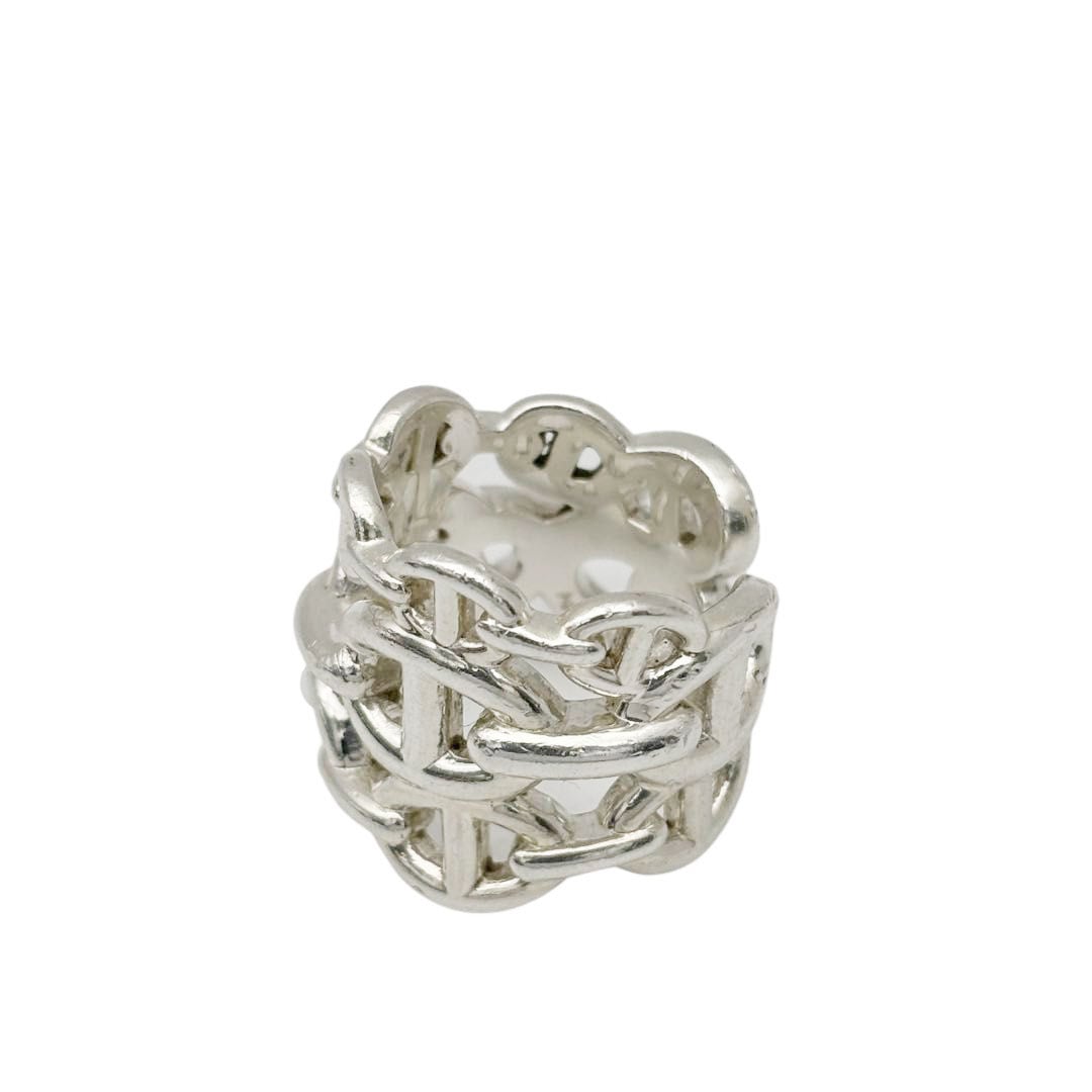 HERMES エルメス リング 指輪 シェーヌダンクル アンシェネGM Ag925