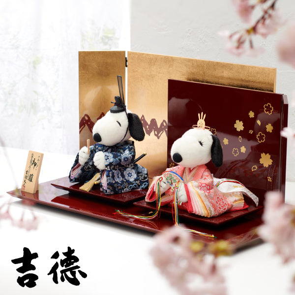 snoopy様❤ジャックラッセルテリア お雛様 オブジェ スヌーピー 雛人形