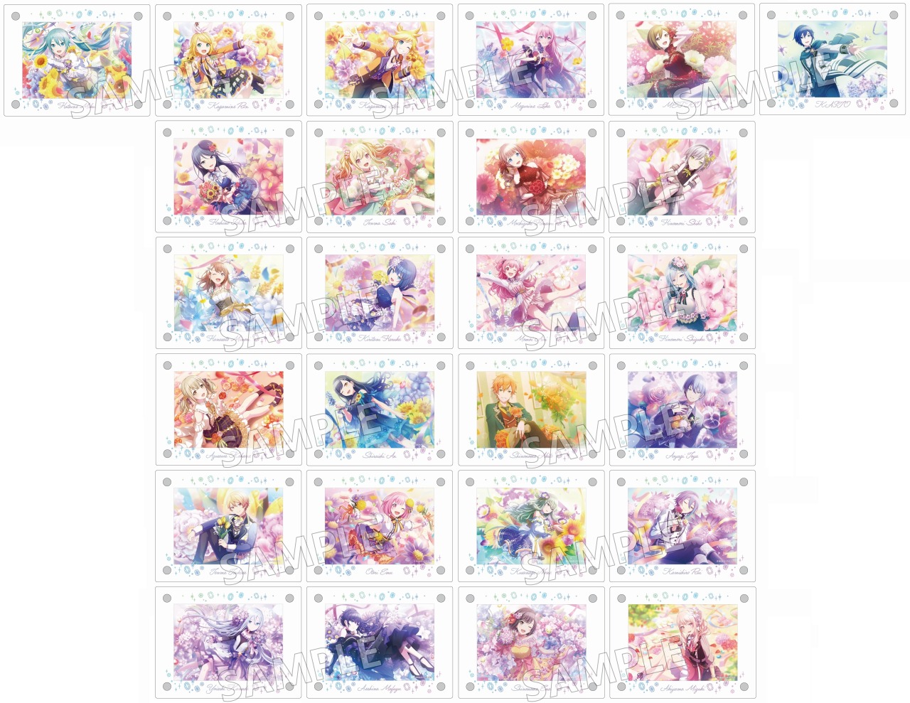 プロセカ】Anniversary/Birthdayカードイラスト フォトフレーム発売