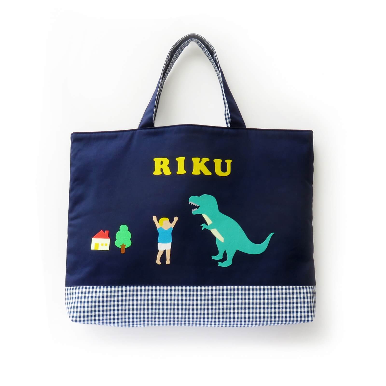 レッスンバッグ（ネイビー） | ワッペン・アップリケ | Re:VERSE PRODUCTS