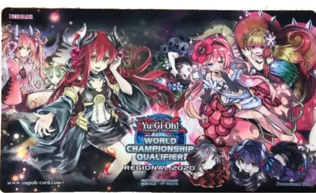 希少】遊戯王 公式 プレイマット 蠱惑魔 アロメルス フレシア 1枚の