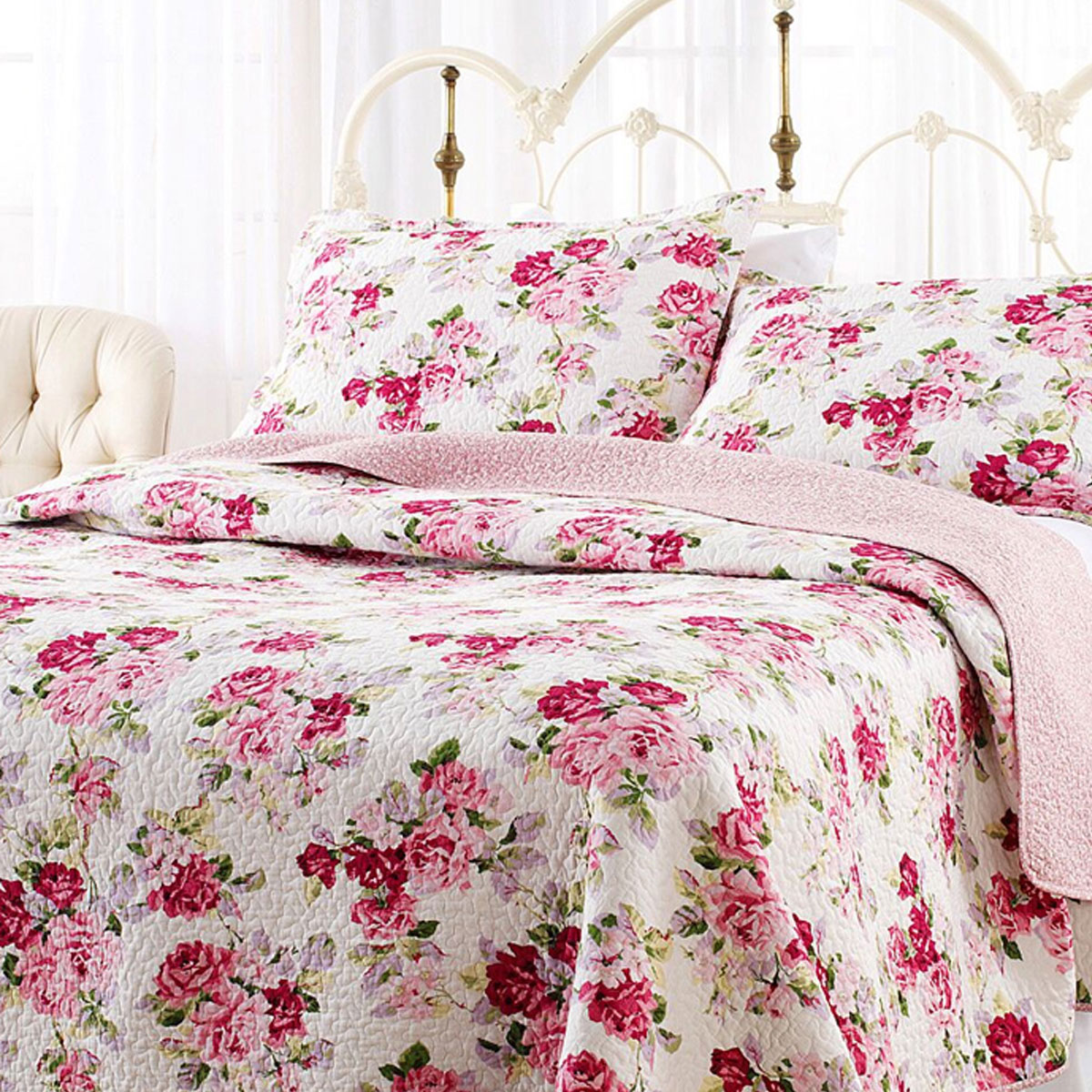 LAURA ASHLEY（ローラアシュレイ） キング 掛け布団カバー3点セット