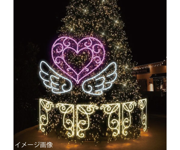 アラベスクハート L2DM327 ピンクLEDチューブライト イルミネーション