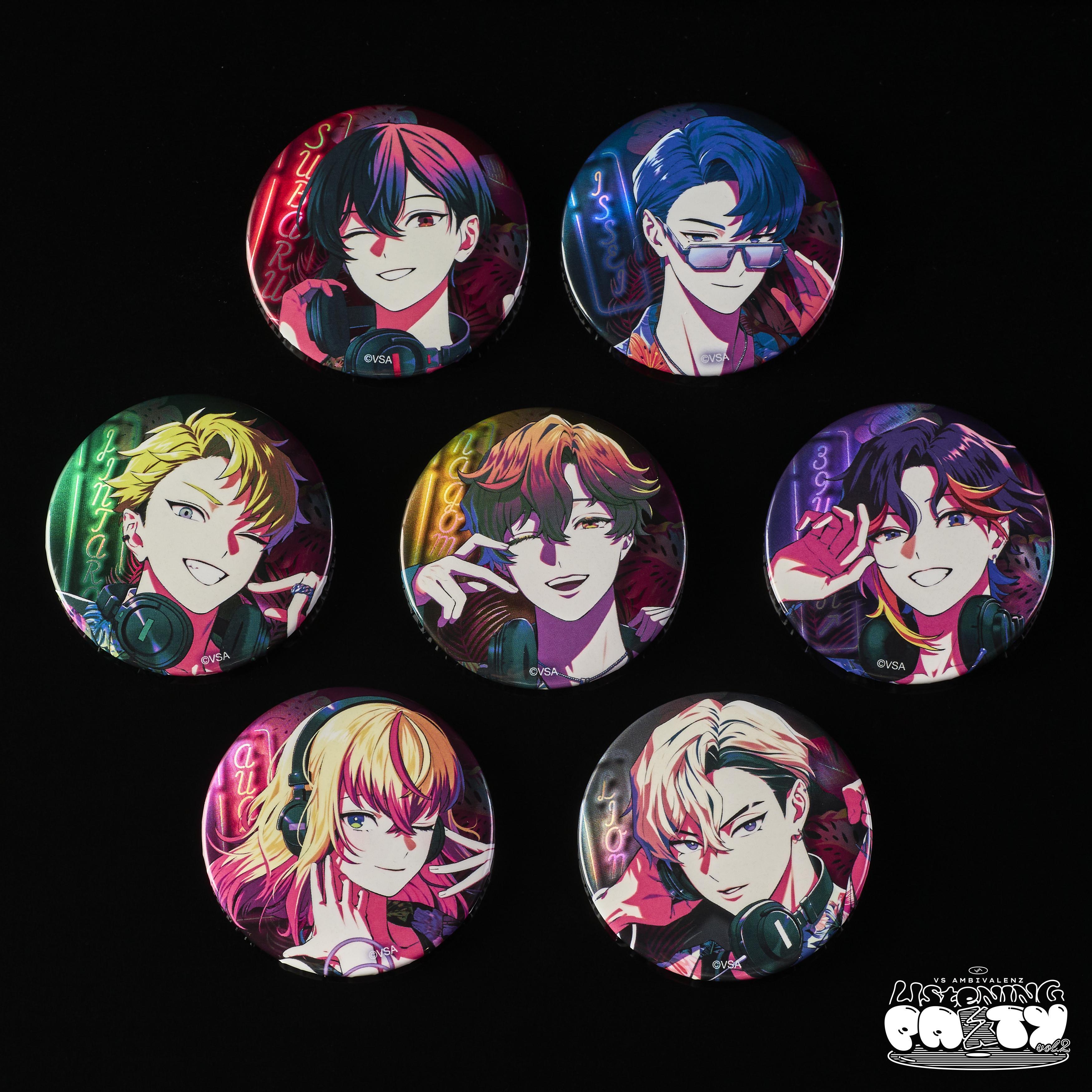 LISTENING PARTY vol.2】XlamV トレーディングホロ缶バッジ | VS