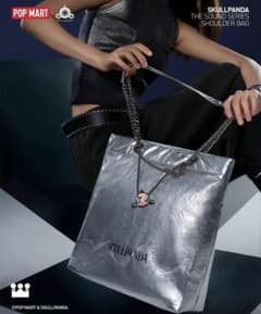 POPMART skullpanda The soundショルダーバッグシルバー - メルカリ