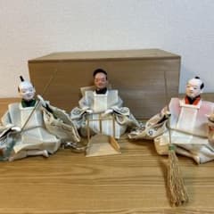 雛人形 三人上戸 仕丁 京人形 松屋 有職 桐箱付き - メルカリ