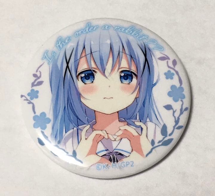 ごちうさ チノ 缶バッジ C97 ハート❤︎ポーズ - メルカリ