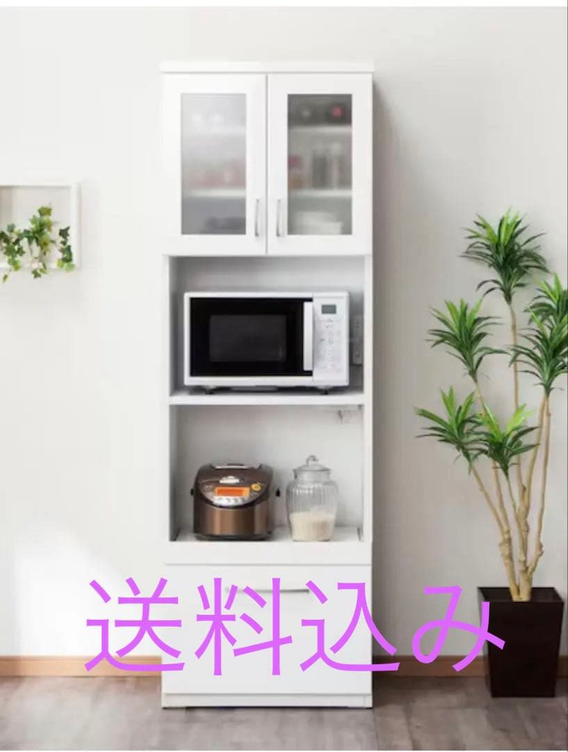 【送料込み】ニトリ レンジボード　幅60cm 楽天市場】見た目すっきり 板戸レンジボード (幅60cm WW) ニトリ