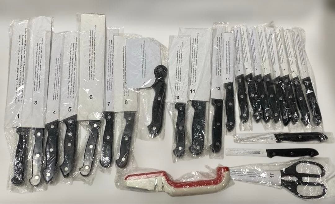 Ronco Six Star 24pc Knife Set 包丁セット Ronco 20-Piece Knife Set – Ronco