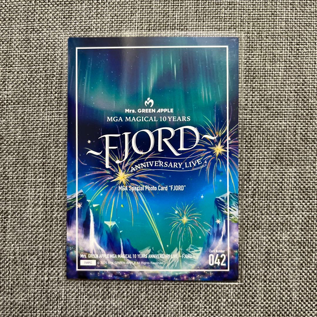 Mrs. GREEN APPLE フィヨルド 若井滉斗 レアフォトカード - メルカリ